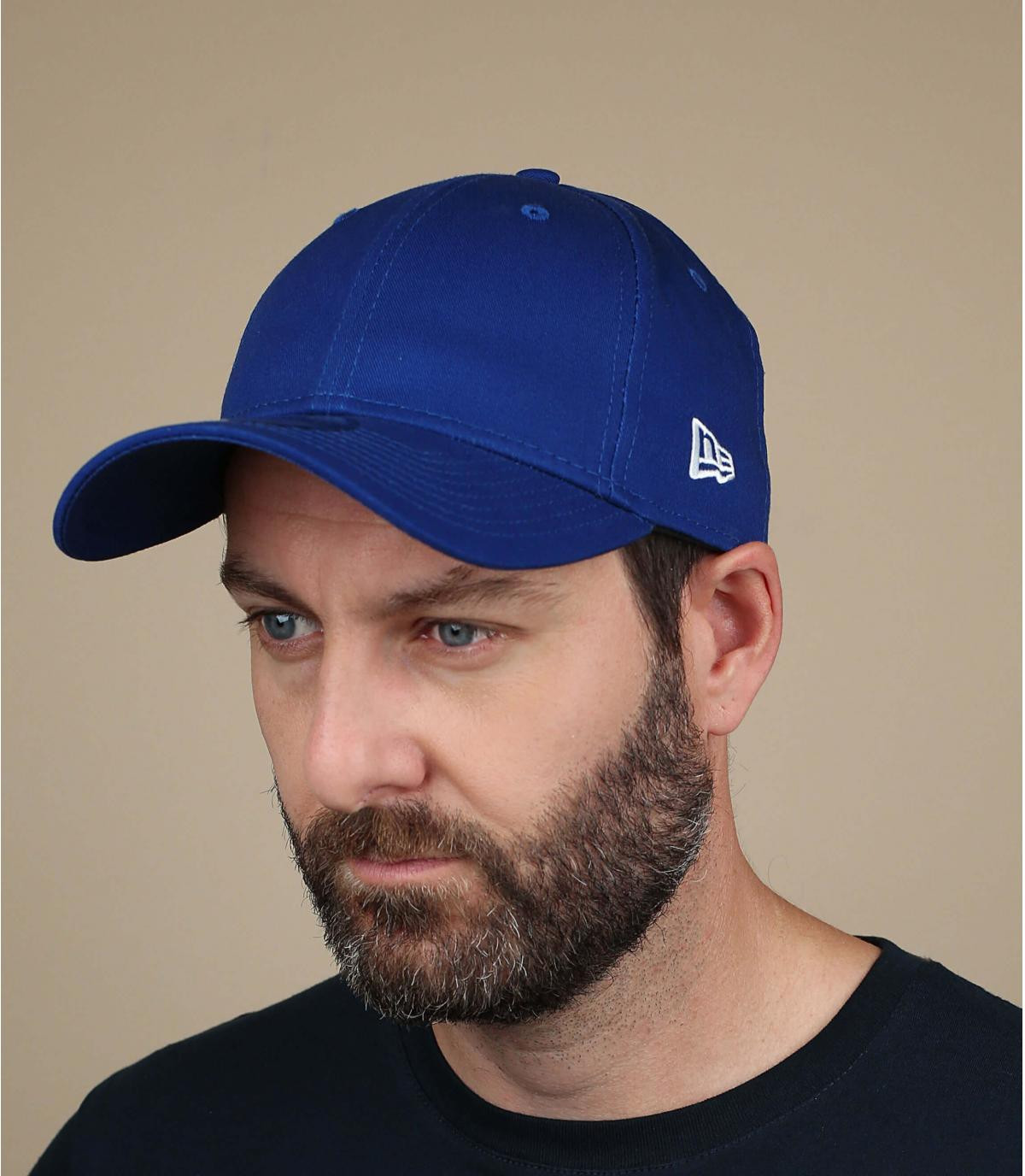 azul gorra New Era Basic Cap royal white